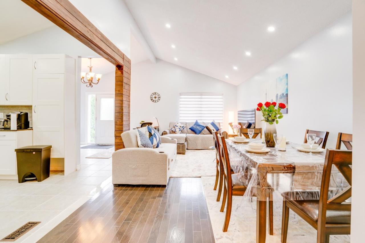 Furnished Family Home Near Toronto - Great Location Game Room - Backyard - Parking & Self Checkin بيكرينغ المظهر الخارجي الصورة